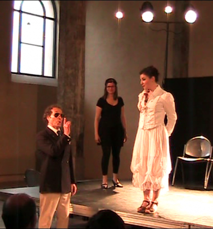 "Madrigal de Gaston", extrait de "Les P'tites Michu" de André Messager. Arsenal d'Apparitions. Direction Anne Constantin et André Roche.Août 2012